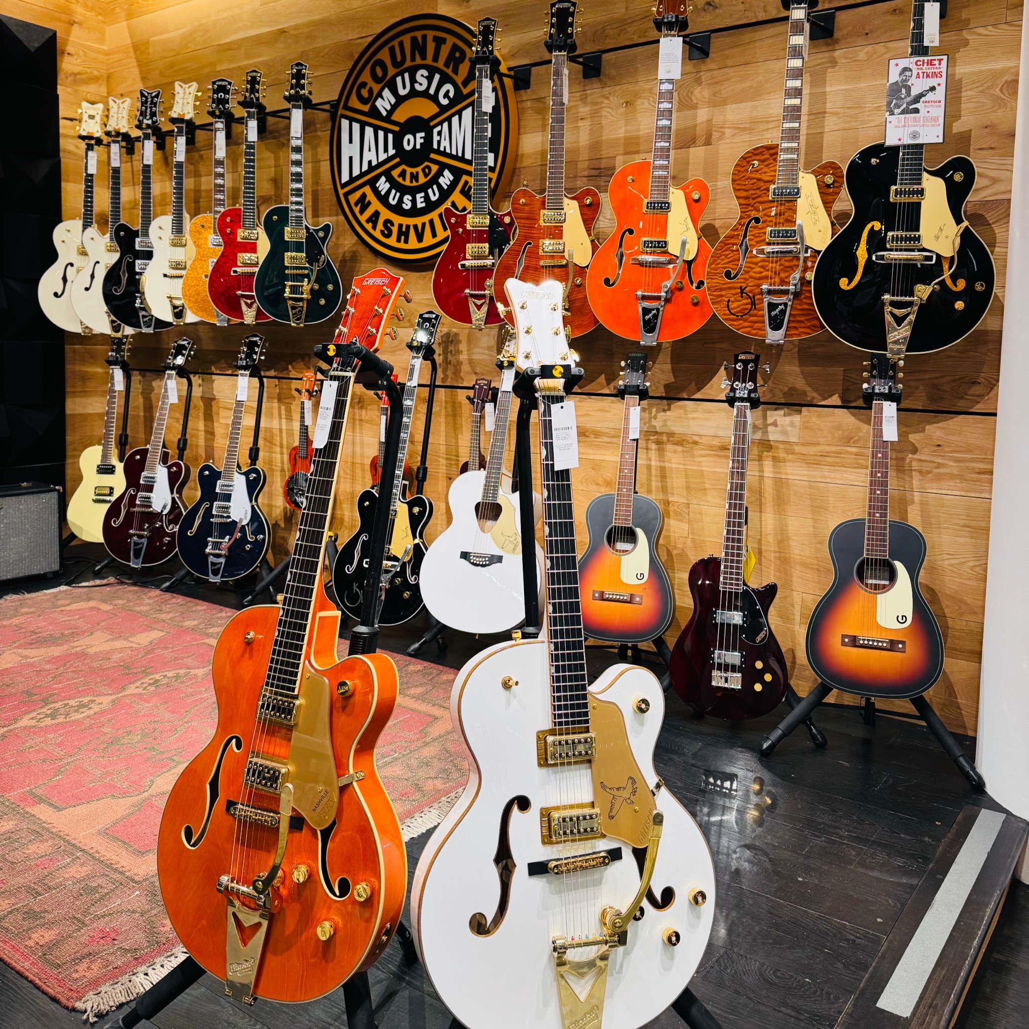Country Music Hall of Fame guitars in Nashville