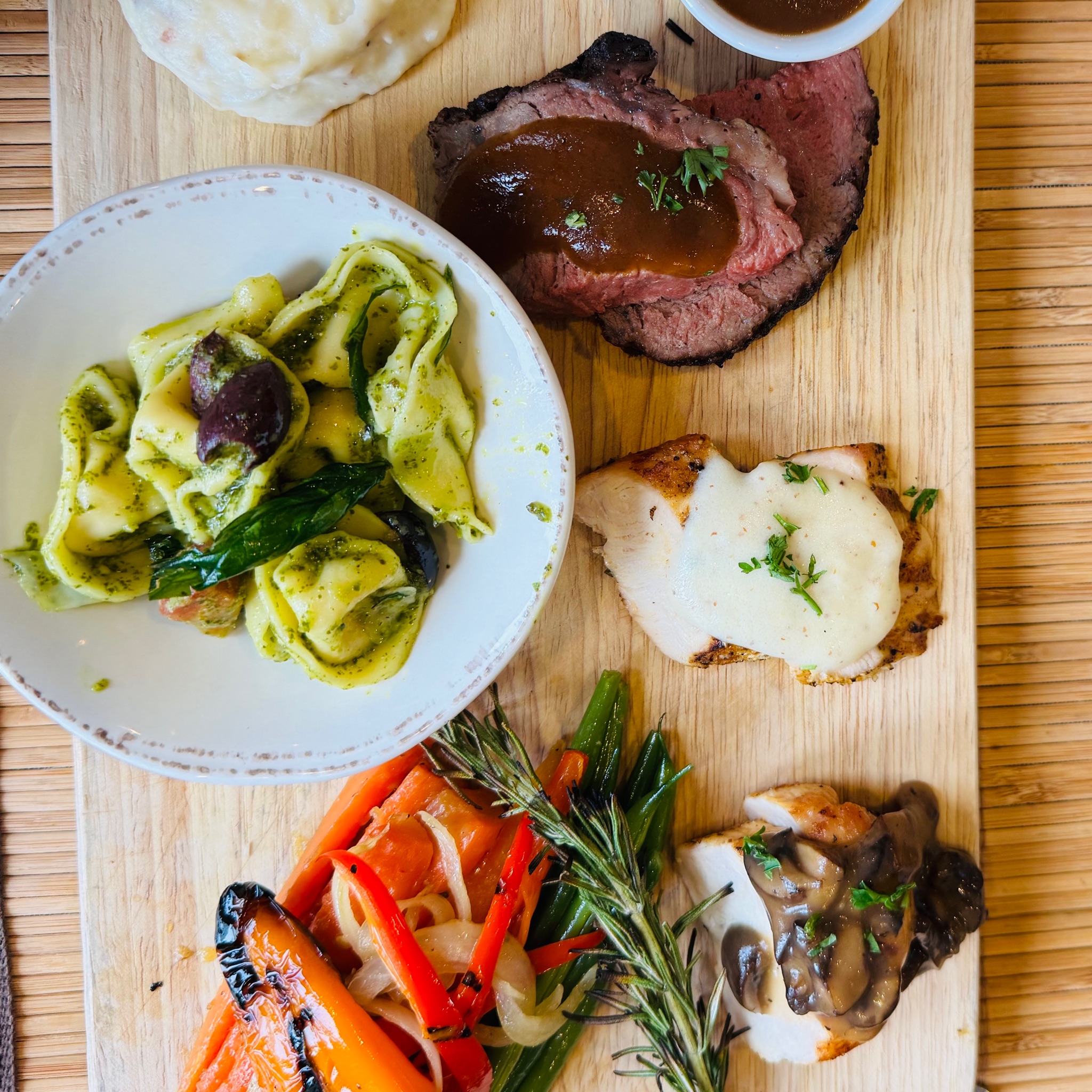Food tasting during event planning