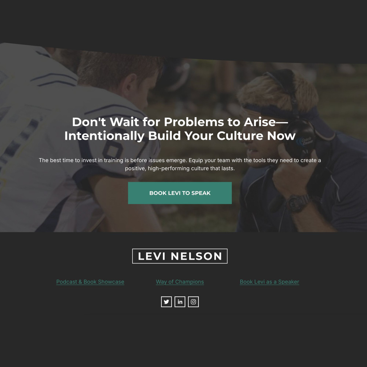 Personal Brand Website project sample 1