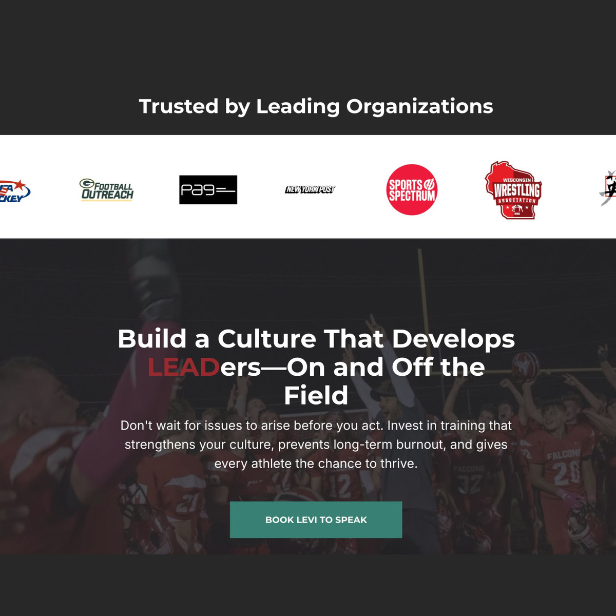 Personal Brand Website project sample 3